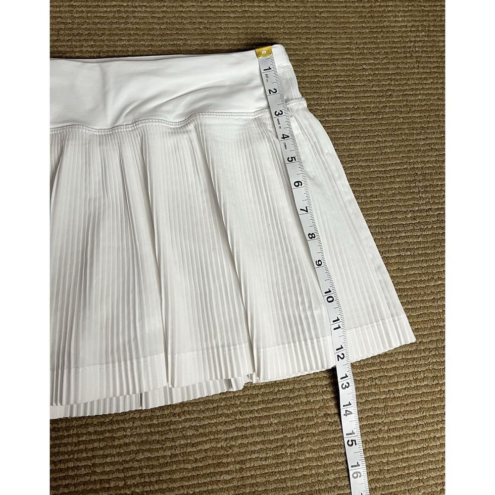 Lululemon Just Pleat It Tennis Skirt Skort White size 6 - Picture 3 of 10